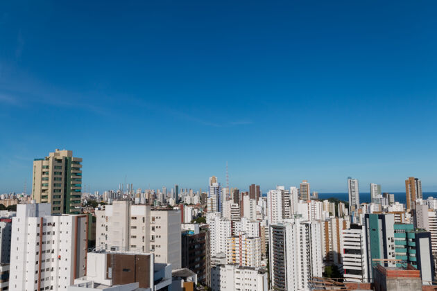 住宅萨尔瓦多巴伊亚巴西天际线建筑鸟瞰图景观建筑市中心
