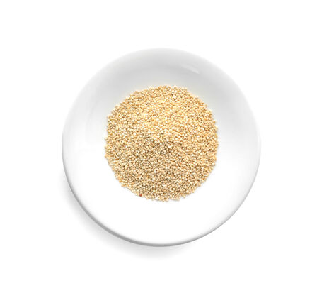 食物盘子里放着白藜麦蛋白质自然奎奴亚藜