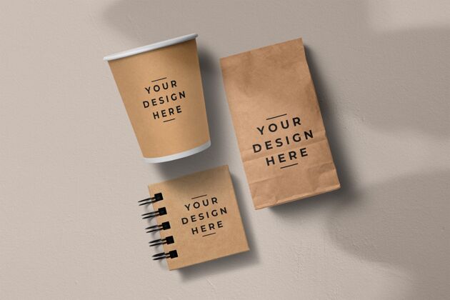 纸纸咖啡包装模型包产品包装