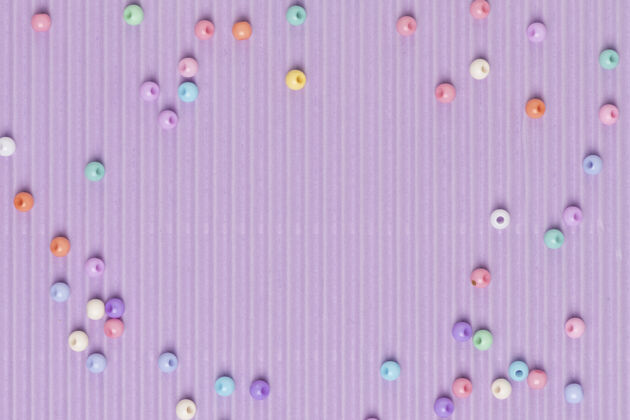 珠子珠边紫色壁纸背景波浪纸