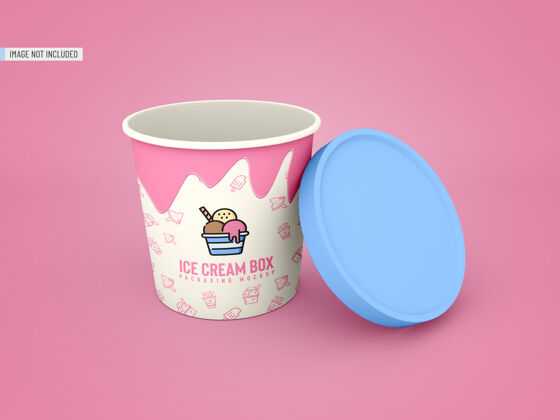 模型冰淇淋罐包装模型奶油冰美味