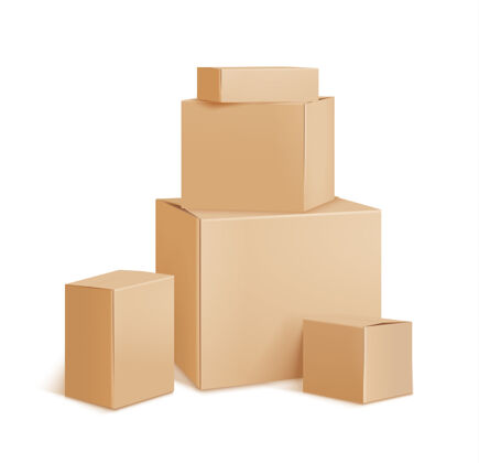 设置送普通纸板箱收集堆叠箱子