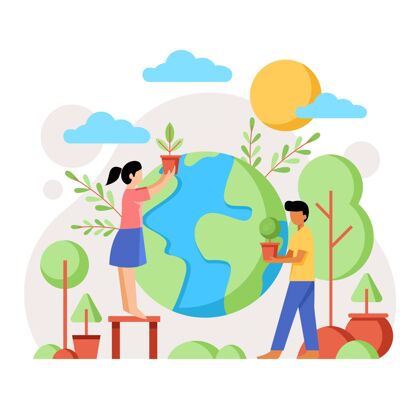 国际平面世界环境日拯救地球插图自然世界环境日活动