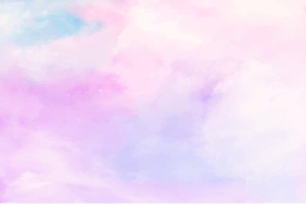 天空背景手绘水彩粉彩天空背景手绘粉彩粉彩天空