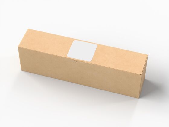 贴纸纸板箱与贴纸模型模型盒子模型纸板盒