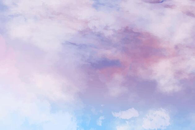 水彩水彩粉彩天空背景天空背景墙纸背景