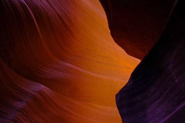 美丽亚利桑那州羚羊峡谷的美丽照片美国闪亮犹他州