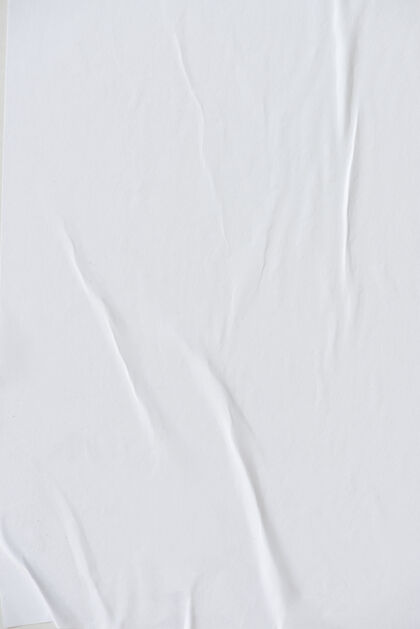 最小白色皱纹纸质地装饰空间设计材料