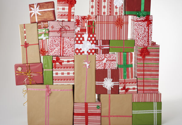 礼物大圣诞礼物墙盒子包装圣诞礼物