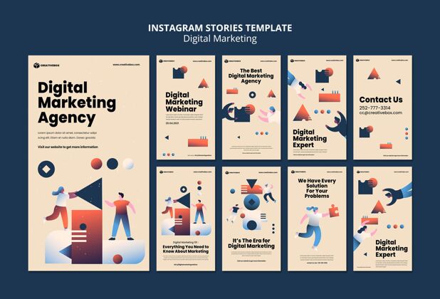 Instagram故事数字营销instagram故事数字营销模板在线课程
