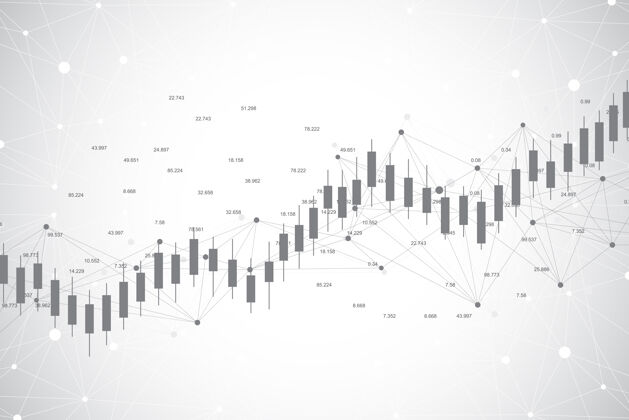 背景企业蜡烛棒图股市投资交易图解数据外汇图表