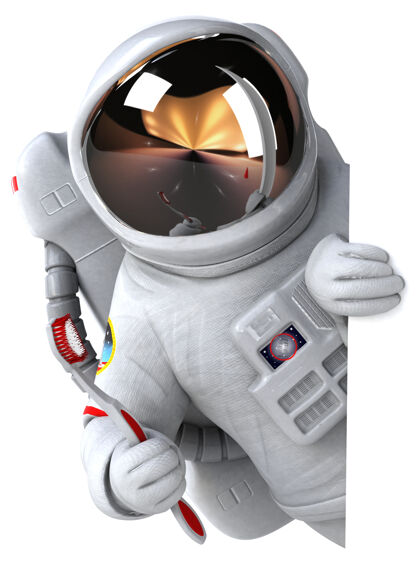 宇航员有趣的宇航员插图天文学医疗保健宇宙