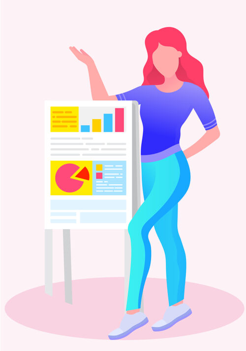 广告牌工作和分析金融统计推广技术女性