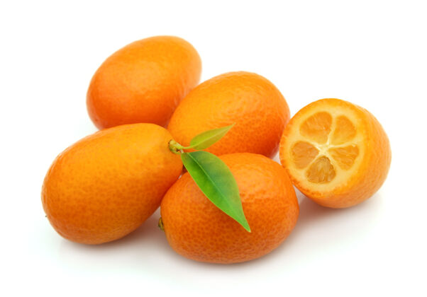柑橘金橘是白色的人吃橘子
