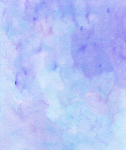 垃圾紫色和蓝色的水彩画毛笔画布笔划