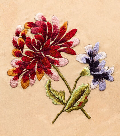 针乌克兰刺绣民间工艺品传统旧花卉
