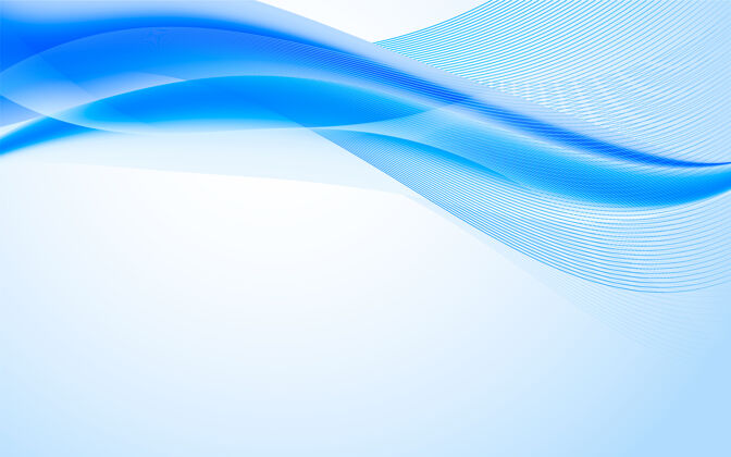 科技背景为蓝色抽象形状蓝色抽象的造型商务