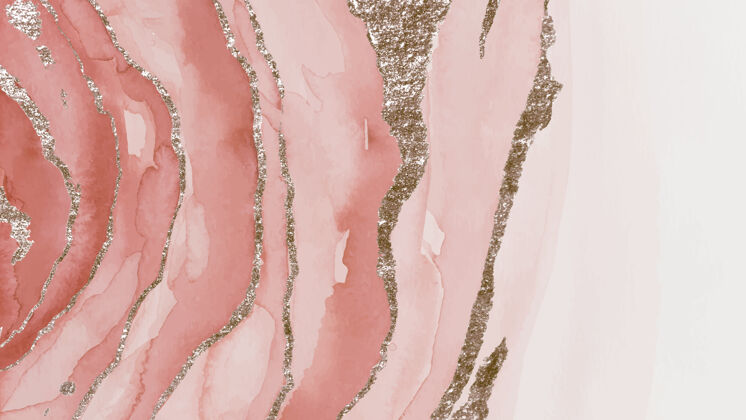 材料闪亮的粉红色水彩刷斯托克背景油漆画布闪光