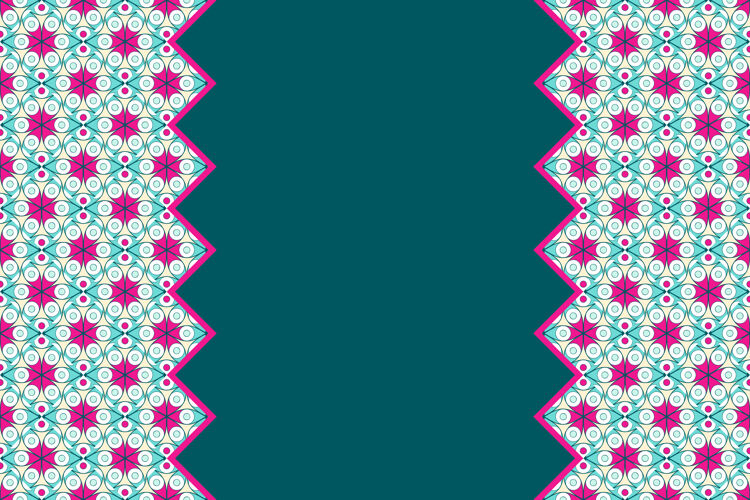 波希米亚几何彩色无缝线条图案主题装饰民族