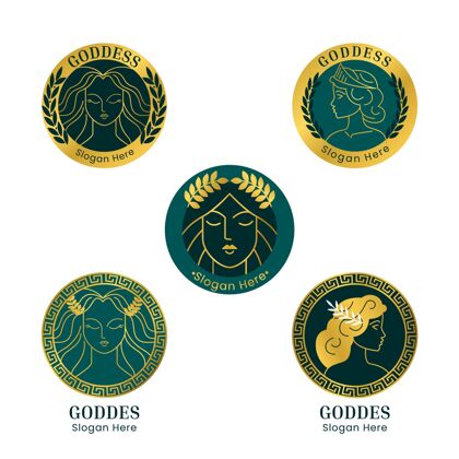企业标识线性平面女神标志包平面设计标志企业标识