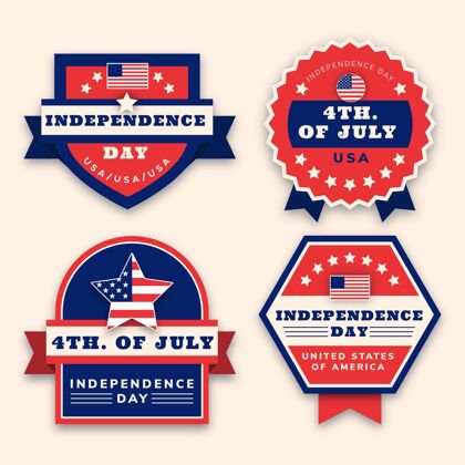 节日七月四日公寓-独立日标签系列徽章收藏7月4日独立日徽章