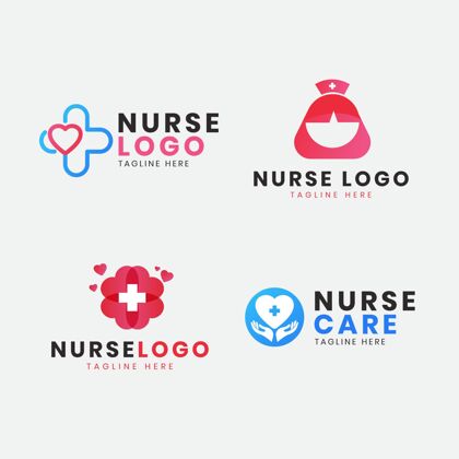 商业平面护士标志模板收集公司企业标识商业标志