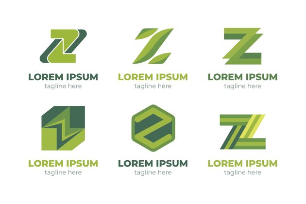 平面创意字母z标志模板字母Z公司标识