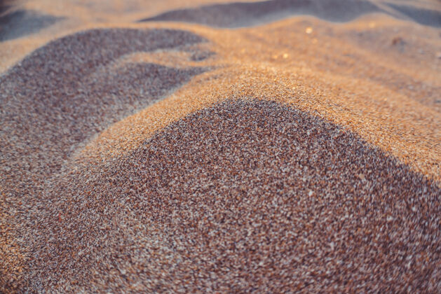 干旱沙子质地颗粒状海洋材料
