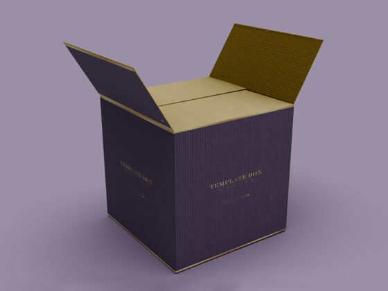 产品方盒包装模型食品有机矩形