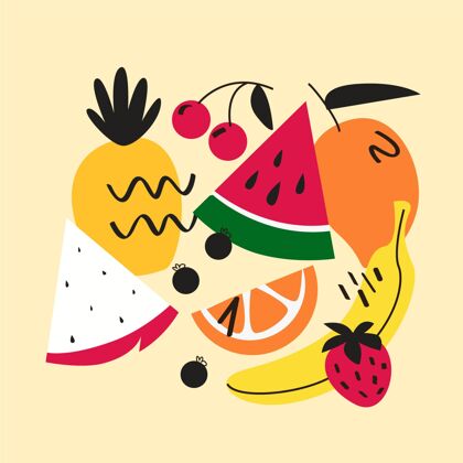 美味扁桃系列平面设计水果收藏收藏