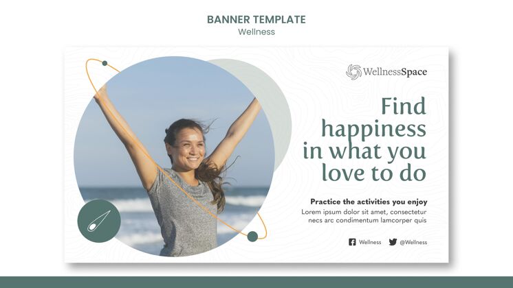 横幅模板幸福健康横幅模板设计网页模板健康健康