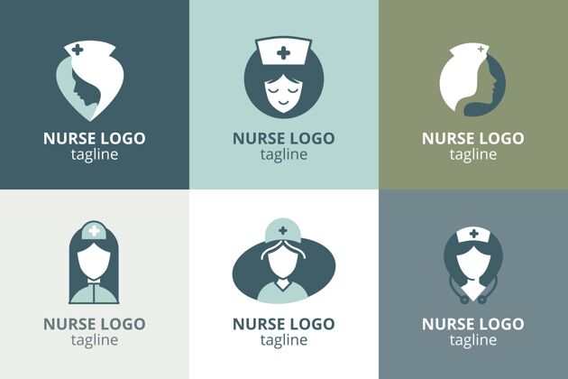 商业商标平面设计护士标志模板收集公司医药品牌