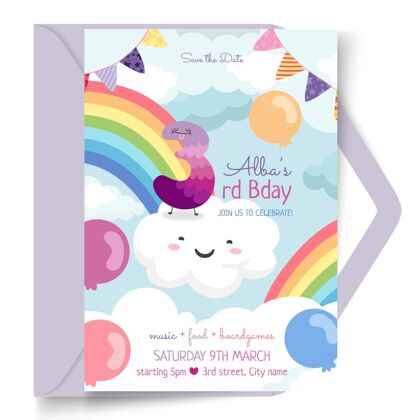 卡片模板儿童生日卡模板生日生日准备打印