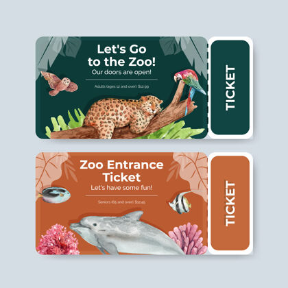 环境票模板与生物多样性作为自然野生动物物种或动物保护生态系统地球保护