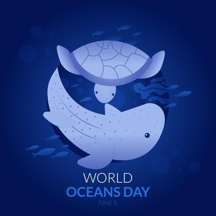 庆典平面世界海洋日插图平面设计平面生态系统