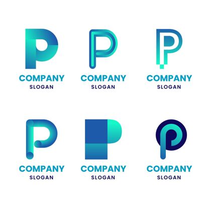 企业标识平面设计p标志系列企业标识标识平面设计