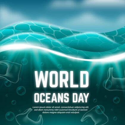 环境现实世界海洋日插图庆典生态海洋