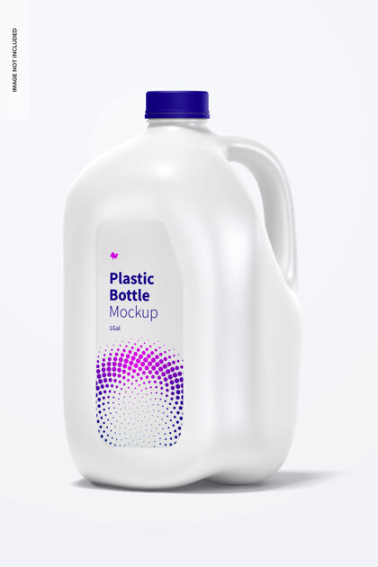 模型塑料瓶模型 前视图水塑料瓶塑料