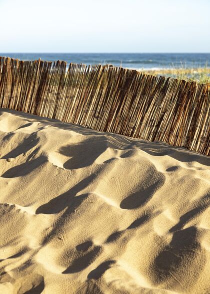 自然天然沙滩沙资源白天海洋季节