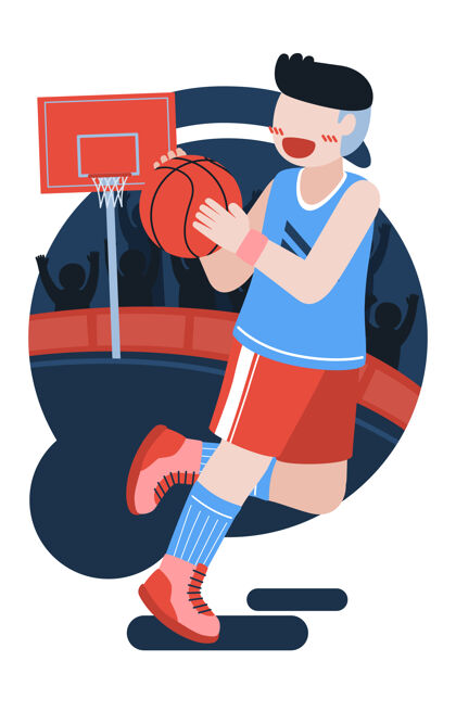 球一个篮球运动员双手拿着一个球 带着它跑男球员运动员