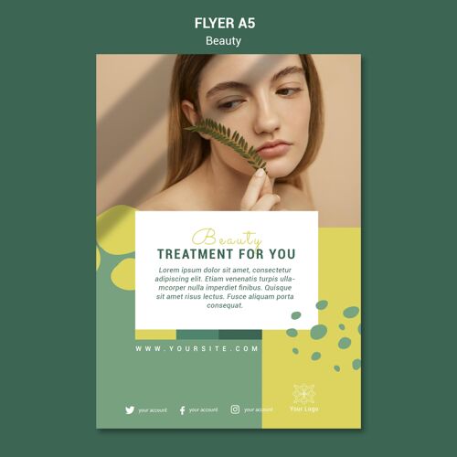 传单模板美容院传单模板美容spa美容院治疗