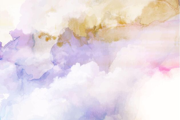 壁纸手绘水彩粉彩天空背景背景抽象渐变