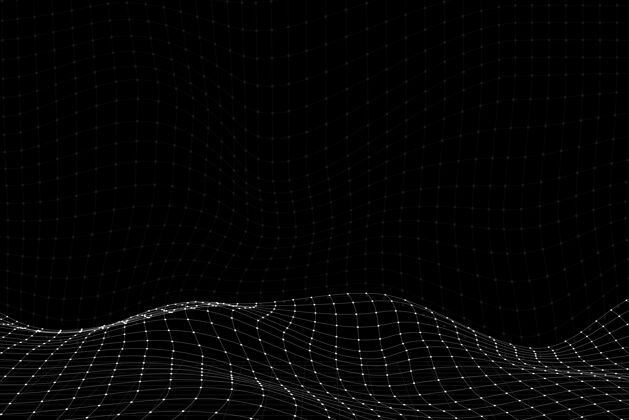 数字3d抽象波浪图案背景3d3d波运动
