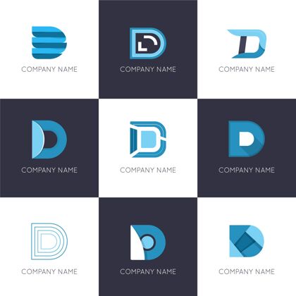 identity平面设计d标志模板集合CompanyCorporateidentityLogo