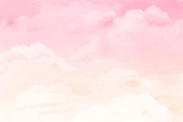 手绘手绘水彩粉彩天空背景粉彩背景背景水彩背景