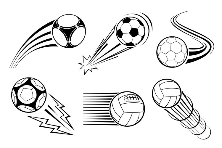 socket足球和足球的标签和标志CompetitionBanner单色