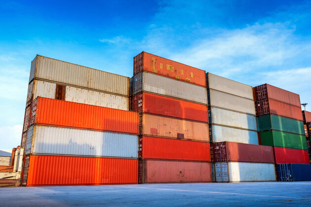 链条用于物流进出口业务的工业集装箱箱国际仓库电子商务