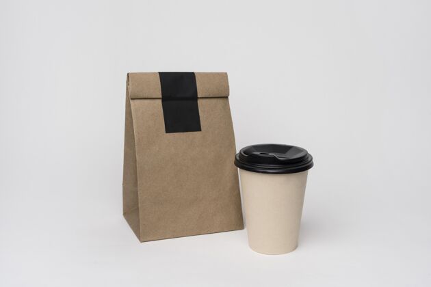 咖啡模型纸袋咖啡模型品牌咖啡杯纸袋
