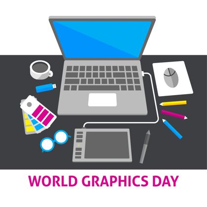 平面设计平面世界图形日插图图形通讯设计全球