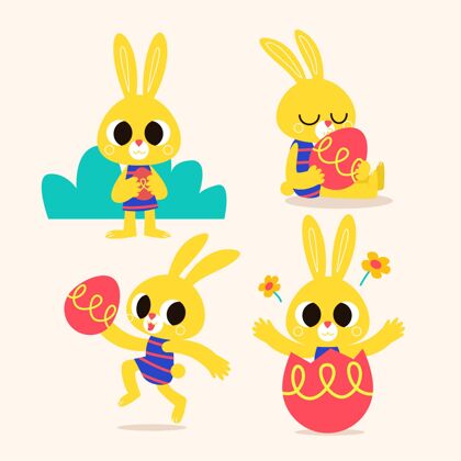 复活节复活节兔子系列分类插图兔子